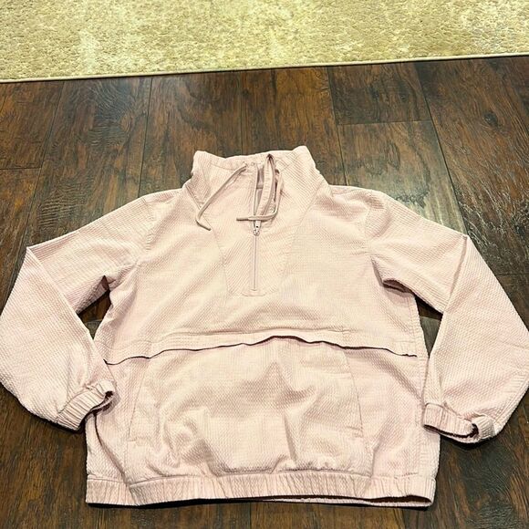 Lululemon Pack Light Pullover Layer Light Pink size 6 GUC - Picture 1 of 15